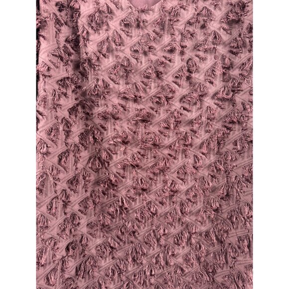 1.State Burgundy Textured Sleeveless V-Neck Tank Top Womens M - Picture 7 of 8